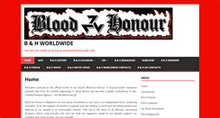 Desktop Screenshot of bloodandhonourworldwide.co.uk